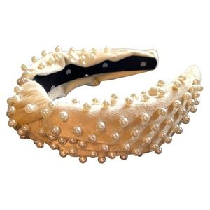 Lele Sadoughi IVORY PEARL HEADBAND